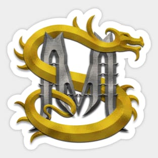 Sigil MS Swabcraft Dragon Gold and Silver Sticker